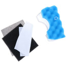 1 Set Blue Sponge Filter + 1 Set Dust Hepa Filter for SC43-47 SC4520 VC-9625 Hn