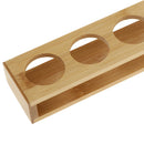 Bamboo 6 Holes Straight Home Cup Storage Holder Stand f/KTV Karaoke Supplies