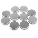 10 Packs Round Tin Container Bottle Aluminum Screw Lid Containers Tins Cans