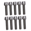 10pcs Bike Stem Screw Fixed  Bolts M5/M6x20mm Road Mountain Bike Bolt M6 M5x20mm