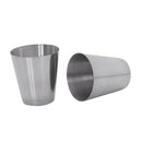 4PCS Stainless Steel Cups Mug With PU Cover Case Coffee Tea Beer Camping Tu O2N1