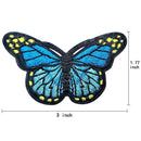 20 Pieces Butterfly Iron on Patches Embroidery Applique Patches for Arts Crafts
