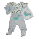 22-23 Inch Dinosaur Print Romper Clothes Set