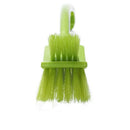 Portable Toilet Brush Plastic Long Handle Bathroom Toilet Bowl Scrub Double U2N2