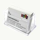 Transparent Acrylic Plastic Desk Box Desktop Business Card Holder Display Stand