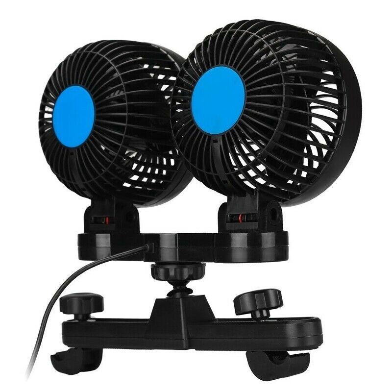 Car Fan Car Fan Rear Seat Adjustment Suction Cup Car Cooling Fan Powerful Q P8T8
