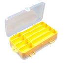 Double Side Fishing Lure Box Bait Case Organizer Lure Fishing Tool (White) A