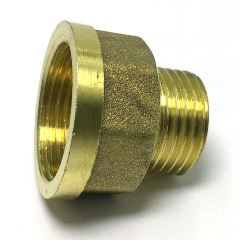 1 Pc Brass Male Female Thread Adapter Connector Fitting Bushing DN15 x DN20