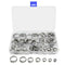 80 Pcs Single Ear Crimping Hose Clamp Single Ear Hose Clamps Double Ears Cl