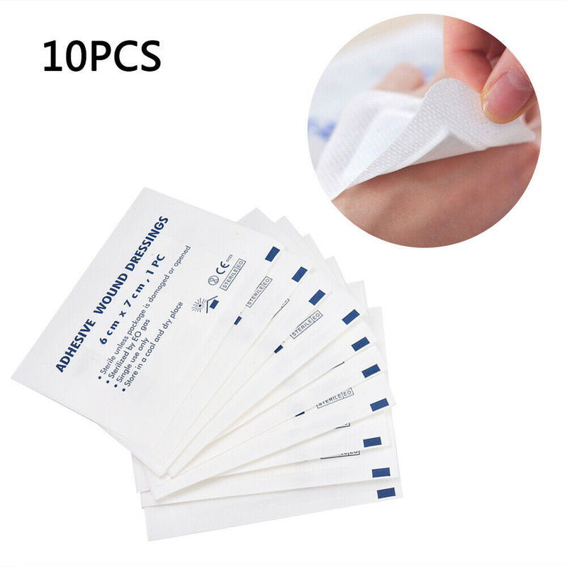10X/SET Non-Woven Adhesive Wound Dressing Band Aid Bandage Flowery