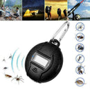 Portable Solar/USB Ultrasonic Pest Mosquito Fly Repeller Outdoor Compass J1 I3U9