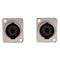 2 Pcs. 4-pin Stereo Speaker Built-in Socket Built-in Terminal