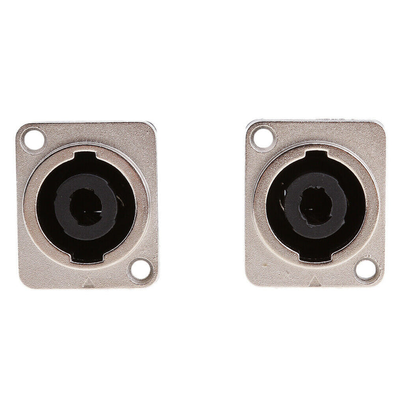 2 Pcs. 4-pin Stereo Speaker Built-in Socket Built-in Terminal