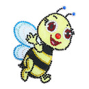 DIY Bee Diamond Painting Luminous Switch Stickers Outlet Wall Decals Decor