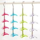 Handbag Hanger Shelf Organizer Bag Storage 4 Hooks Wardrobe Holder Hanging Rack
