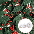 3x/Set Xmas Holly Leaf Plunger Mould Fondant Cookies Cake Sugar Craft Mold V5J5