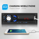 Single 1DIN Bluetooth Car Stereo MP3 Player FM Radio AUX TF Card U Disk+Remote