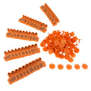 200 Sets Ear Tag With 1-100 Number For Cow Cattle Large Livestock Farm Animal