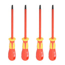 Safety Insulated Screwdrivers Made of Steel Covered by High Voltage Resistant