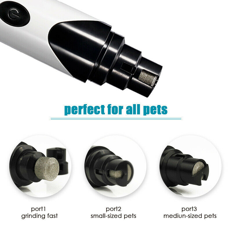 Rechargeable Pet Dog Nail Grinders USB Charging Pet Nail Clippers for  OZ