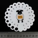 Knitting Needle Gauge Ruler Q4W6
