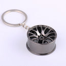 Creative Wheel Keychain Automotive Car Key Ring Chain Wheels MO3C
