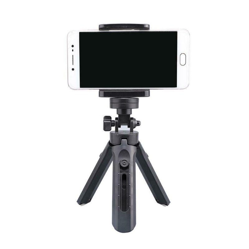 Telescopic Smartphone Tripod Stand Handle Grip Selfie Stick with Phone Clip
