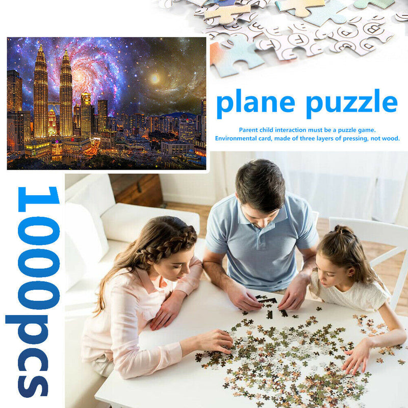 DIY Magic City Paper Puzzles 1000pcs for Adults Kids Jigsaw Picture Toys