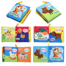 6pcs Soft Cloth Book Baby Kids Children Early Educational Cartoon Book Toys