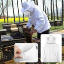1pc Protective Beekeeping Suit Safe Gloves Veil Hood Full Body Bite Protection