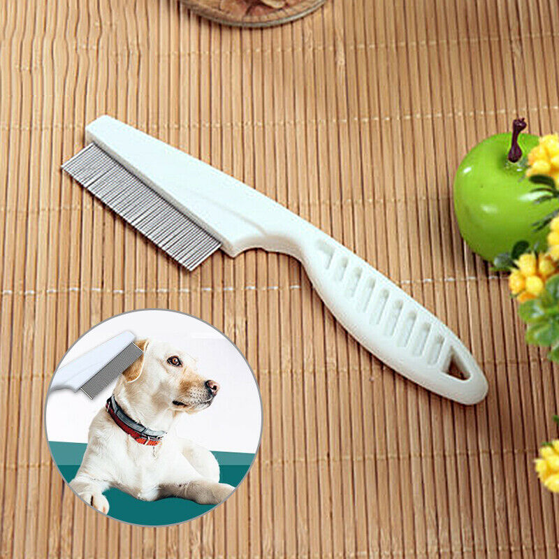 Metal Nit Hair Comb with Handle Remove Head Lice Eggs for Kids Pet Effec TGI