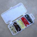 Transparent Plastic Fishing Lure Bait Box Storage Organizer Container Case