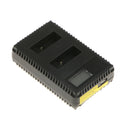 Camera Battery Charger Dual-slot w/ USB2.0 Cable for Gopro Hero 5/6 Black