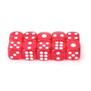 100Pcs/Bag 14Mm Colorful Dice Transparent Dices For Game Bar Playing Game S Z7S2