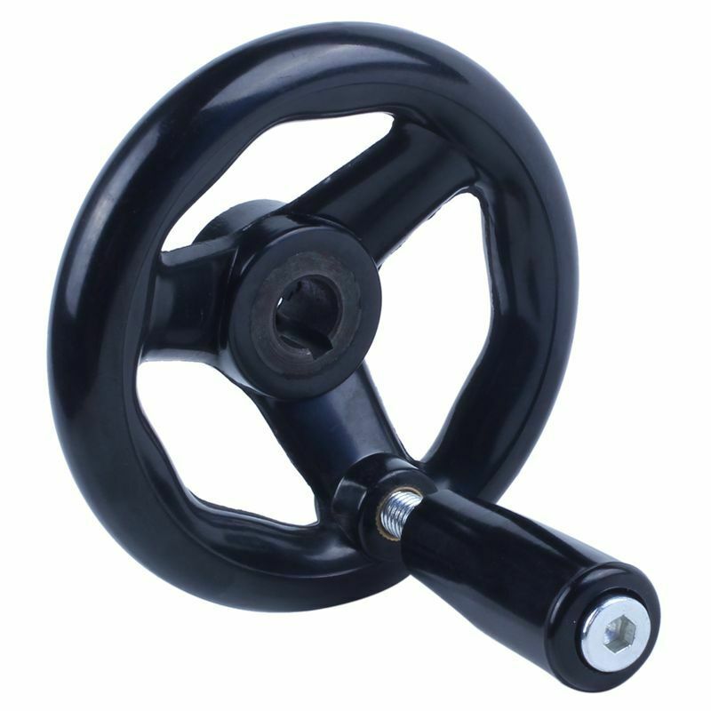 12mm Bore 100mm Diameter Hand Wheel for Milling Machine O3X6