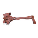 Leather muzzle dog muzzle adjustable muzzle dog muzzle basket bite anti-mou