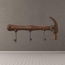 Wall Hook Archaistic Hammer Shape Hanger American Industrial Style Rack 3 H