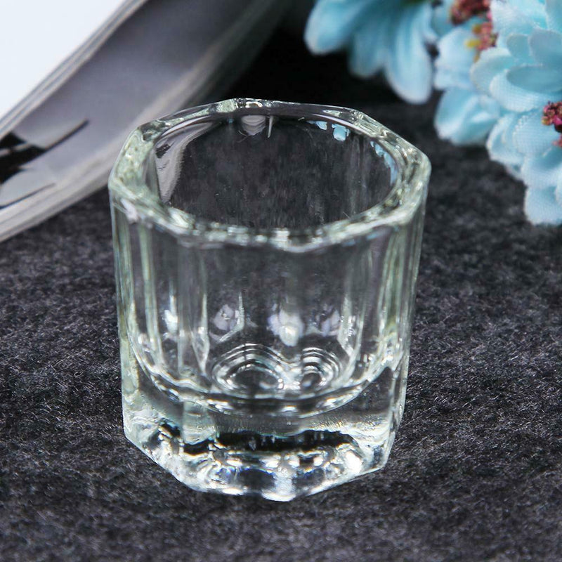 5pcs Nail Art Crystal Cup Bowl Glass Dappen Dish Manicure Salon Beauty Tool A