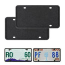 2x Silicone License Plate Frame Rust-Proof Rubber Holder Waterproof with Sc N9E4
