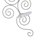 Wall Mounted Iron Tealight Votive Candle Holder Stand Home Decor White
