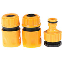 3 pcs Connectors Hose Fittings Irrigation System For Water Gun Connector 1/2" ME