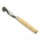 1pc Wood Handle Overneedle Wheel Leather needle Spacing Paper Perforating T U3D9