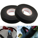 19mmx 15M Adhesive Cloth Fabric Tape Cable Looms Wiring Harness For Car Auto LJ
