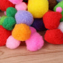 New 200Pcs Assorted Colors Craft Pom Poms Creative Making Hobby Supply DIY Tools