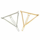 Minimalist Geometric e-Shape Hair Clip,Dainty Hollow alloy Hairpin Clamps A