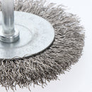 2 X Wire Wheel Flat Brush Cleaner Polishing Rotary