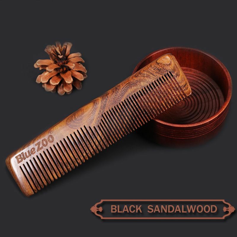 Pocket Sandalwood Durable Thick Fine Comb Man Beard Nursing Portable Comb New