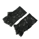 New Black Charm Sexy Lady Girl Lace Party Costume Gloves Finger Fingerless UKY
