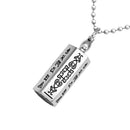 Tribe Buddha Om Mani Padme Hum Pendant Prayer Keepsake Urn Necklace Jewelry