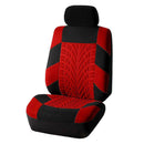 2/4/9pcs Tire Track Style Car Seat Cover Set Universal Auto Styling Accessories